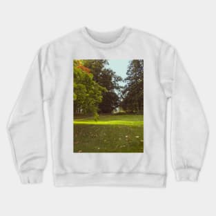 September lanscape in a park photo poster Crewneck Sweatshirt